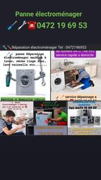 Réparation électroménager tel 0472196953, Ophalen of Verzenden, Zo goed als nieuw
