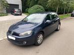 Volkswagen GOLF 1.6 TDI 2012, Auto's, Voorwielaandrijving, Stof, Zwart, Blauw