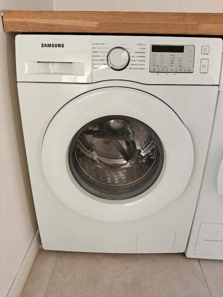 Wasmachine samsung, Elektronische apparatuur, Wasmachines, Gebruikt, Voorlader, 8 tot 10 kg, 85 tot 90 cm, 1200 tot 1600 toeren