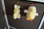 pluche haas / konijn + eend / kuiken  (10cm +9cm hoog), Enfants & Bébés, Jouets | Peluches, Comme neuf, Canard, Enlèvement