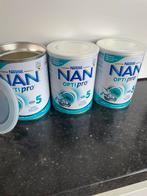 Nan Optipro 5. 2 ongeopende potten + 1/3 pot gratis., Kinderen en Baby's, Babyvoeding en Toebehoren, Ophalen of Verzenden, Nieuw