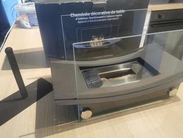 Cheminée décorative de table  Ambiance chaleureuse pour Noël beschikbaar voor biedingen
