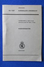 Voorschrift VS 7-827 'Handgranaten', Armée de terre, Enlèvement ou Envoi