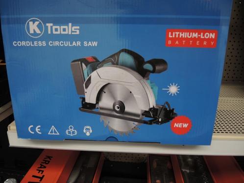 Kraftworld accu cirkelzaag 24v nieuw!, Doe-het-zelf en Bouw, Gereedschap | Zaagmachines, Nieuw, Cirkelzaag, Ophalen of Verzenden