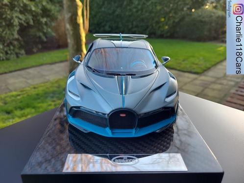 MR Collection 1/18 Bugatti Divo – Titanium Liquid Silver, Hobby en Vrije tijd, Modelauto's | 1:18, Nieuw, Auto, Ophalen of Verzenden