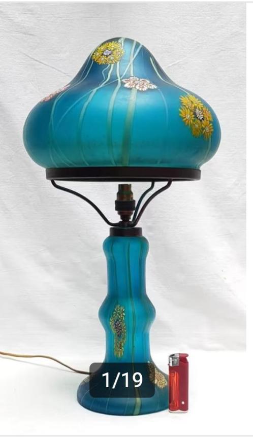 Tafellamp - Murano - Fratelli Toso - Glas Millefiori., Antiek en Kunst, Antiek | Verlichting, Ophalen of Verzenden