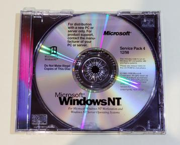 SP 4 voor MS Windows NT Workstation 4.0 & NT Server 4.0