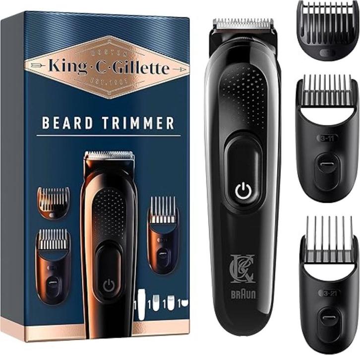 King C Gillette Baardtrimset | Nieuw, Handtassen en Accessoires, Uiterlijk | Gezichtsverzorging, Nieuw, Verzorging, Gehele gezicht