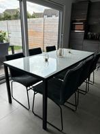 Table à manger avec 6 chaises, Enlèvement, Comme neuf