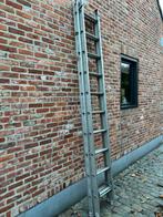 Stevige ladder 2 x 10 treden, Doe-het-zelf en Bouw, Ladders en Trappen, Ophalen of Verzenden, Zo goed als nieuw, Ladder