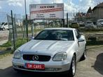 Mercedes SLK 200 Cabriolet  2L Benzine  Automaat, Auto's, Zwart, Cabriolet, Lederen bekleding, Bedrijf