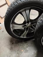 Bridgestone winterbanden op aluminium velgen, Auto-onderdelen, Banden en Velgen, Ophalen, Winterbanden, Velg(en)