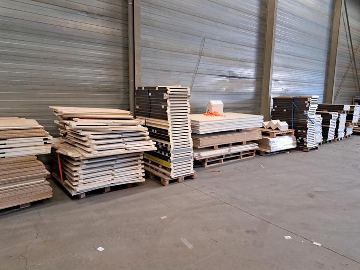 Houten witte plaat mdf, Doe-het-zelf en Bouw, Hout en Planken, Zo goed als nieuw, Overige typen, Overige houtsoorten, 250 tot 300 cm
