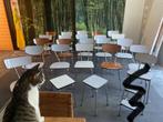 keukenstoel formica  (21 stuks) + 2x kruk, Huis en Inrichting, Ophalen, Gebruikt, Grijs, Vijf, Zes of meer stoelen
