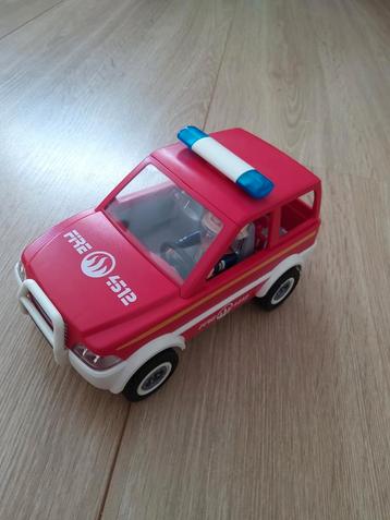 Playmobil brandweer auto 