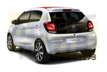Citroen C1 (5/14-2/22) (B4) achterlicht Links Origineel! B00 beschikbaar voor biedingen