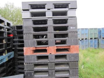 plastiek-plastic-kunststof-PVC- pallets paletten IBC ophogen beschikbaar voor biedingen