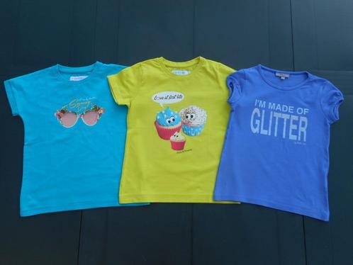 Pakket met 3 T-shirts korte mouwen voor meisje maat 110, Kinderen en Baby's, Kinderkleding | Maat 110, Gebruikt, Meisje, Shirt of Longsleeve