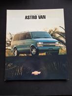 Brochure Chevrolet Astro Van 1995 USA, Boeken, Auto's | Folders en Tijdschriften, Ophalen of Verzenden, Chevrolet