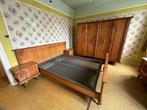 Houten slaapkamer, Gebruikt, Vintage, Ophalen
