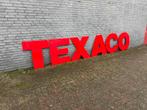 Grote TEXACO reclame letters / lichtbak, Verzamelen, Ophalen, Gebruikt, Lichtbak of (neon) lamp