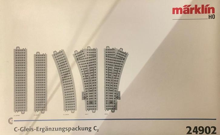 Märklin set de rails 24902, Hobby en Vrije tijd, Modeltreinen | H0, Zo goed als nieuw, Rails, Märklin, Ophalen of Verzenden