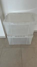 2 grote curver boxen 145 liter, Doe-het-zelf en Bouw, Kratten en Dozen, Ophalen, Gebruikt