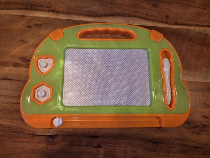 Magisch Tekenbord – groen & oranje interactief, Kinderen en Baby's, Speelgoed | Educatief en Creatief, Gebruikt, Met licht, Verzenden