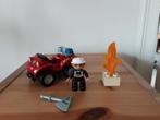 Duplo brandweerwagen - compleet, Kinderen en Baby's, Speelgoed | Duplo en Lego, Ophalen of Verzenden, Zo goed als nieuw, Complete set