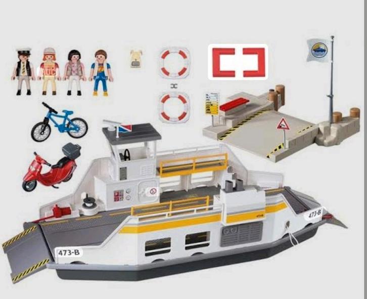 Veerboot Playmobil 5127 leeftijd 4-10, Kinderen en Baby's, Speelgoed | Playmobil, Zo goed als nieuw, Complete set, Ophalen