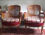2 zeteltjes in goede staat, Huis en Inrichting, Fauteuils, Ophalen, Gebruikt