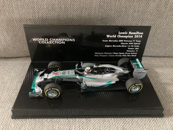 Lewis Hamilton 1:43 World Champion 2014 Mercedes W05 F1, Enlèvement ou Envoi, Neuf, ForTwo