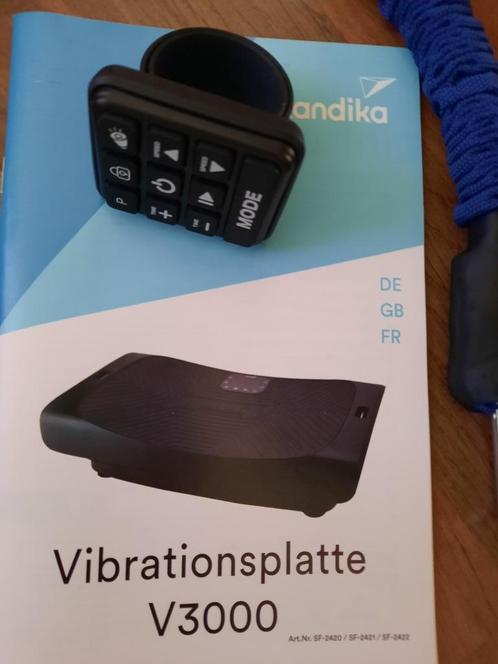 trilplaat topmoddel SKANDIKA V 3000, Sport en Fitness, Fitnessapparatuur, Gebruikt, Trilplaat, Armen, Benen, Borst, Buik, Rug