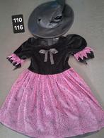 Verkleedkledij heks jurk halloween maat 110 116, Ophalen of Verzenden, Zo goed als nieuw