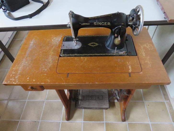 Trapnaaimachine "Singer", Antiek en Kunst, Antiek | Naaimachines, Ophalen