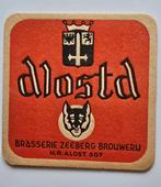 Alosta Zeeberg Bierviltje Bierdeckel Onderzetter, Ophalen of Verzenden, Gebruikt, Viltje(s)