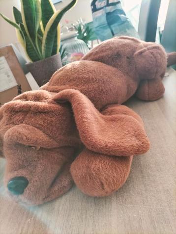 Grote pluche hond 75cm beschikbaar voor biedingen