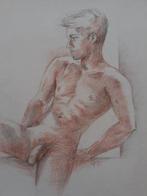 "Jurgen " - Greg, Antiek en Kunst, Kunst | Tekeningen en Fotografie, Ophalen of Verzenden