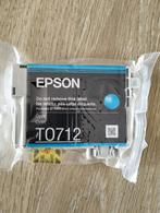 Cartouche d'encre Epson bleue T0712, Informatique & Logiciels, Fournitures d'imprimante, Enlèvement ou Envoi, Neuf