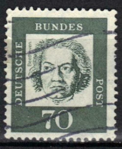 Duitsland Bundespost 1961-1964 - Yvert 231A - Beroemde (ST), Postzegels en Munten, Postzegels | Europa | Duitsland, Gestempeld