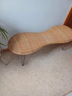 Banc ikea vintage en rotin en forme de cacahuète, Antiquités & Art, Enlèvement