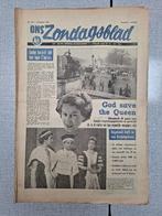 Queen Elizabeth Marc Sleen Buth - Zondagsblad 25/01/1953, Collections, Maisons royales & Noblesse, Autres types, Utilisé, Enlèvement ou Envoi