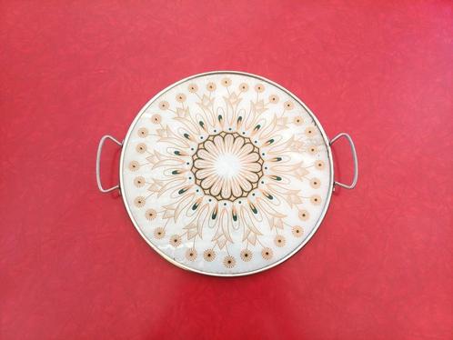Vintage taartschotel, serveerschotel, Huis en Inrichting, Keuken | Servies, Schaal of Schalen, Ophalen