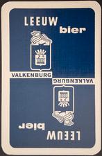 1 Speelkaart  Leeuw Bier, Ophalen of Verzenden, Zo goed als nieuw