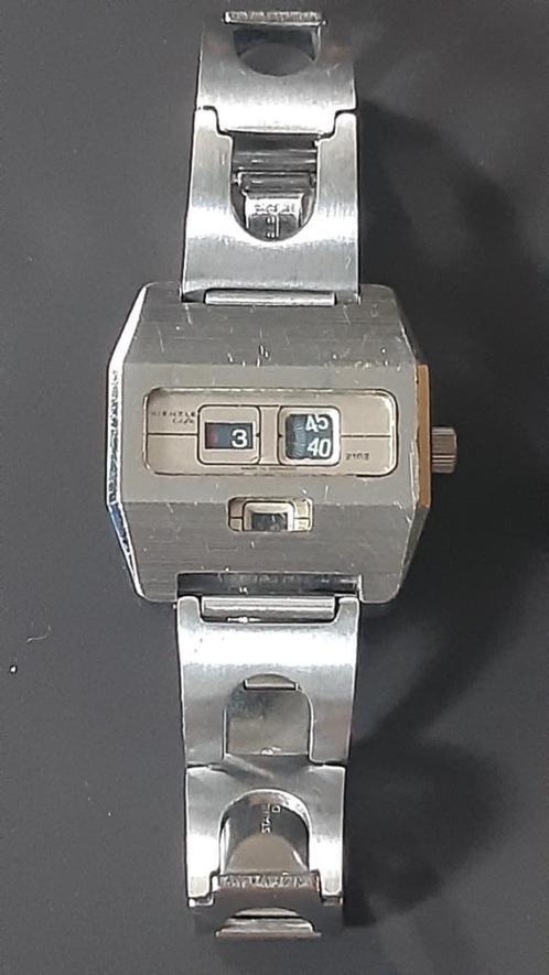 KIENZLE LIFE 2102 JUMP HOUR JAREN 60 HORLOGE Jump Hour Kienz, Handtassen en Accessoires, Horloges | Heren, Ophalen of Verzenden