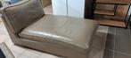 Chaise longue leder bruin, Huis en Inrichting, Ophalen, Gebruikt