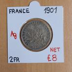 2 FR   1901   FRANKRIJK    ZILVER     € 8, Enlèvement ou Envoi, Monnaie en vrac, Argent, France