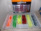 Box snoekbaars shads, Ophalen, Nieuw, Complete set