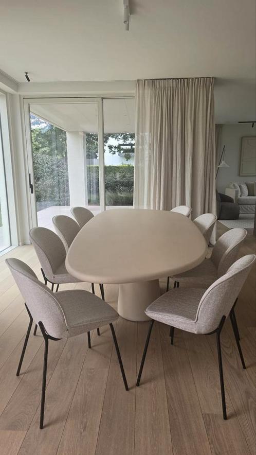 8 stoelen merk "Paul Rogiers living" te koop, Huis en Inrichting, Stoelen, Nieuw, Vijf, Zes of meer stoelen, Stof, Overige kleuren