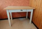 Oude keukentafel met schuif, Huis en Inrichting, Tafels | Eettafels, Ophalen, Gebruikt, 100 tot 150 cm, 50 tot 100 cm